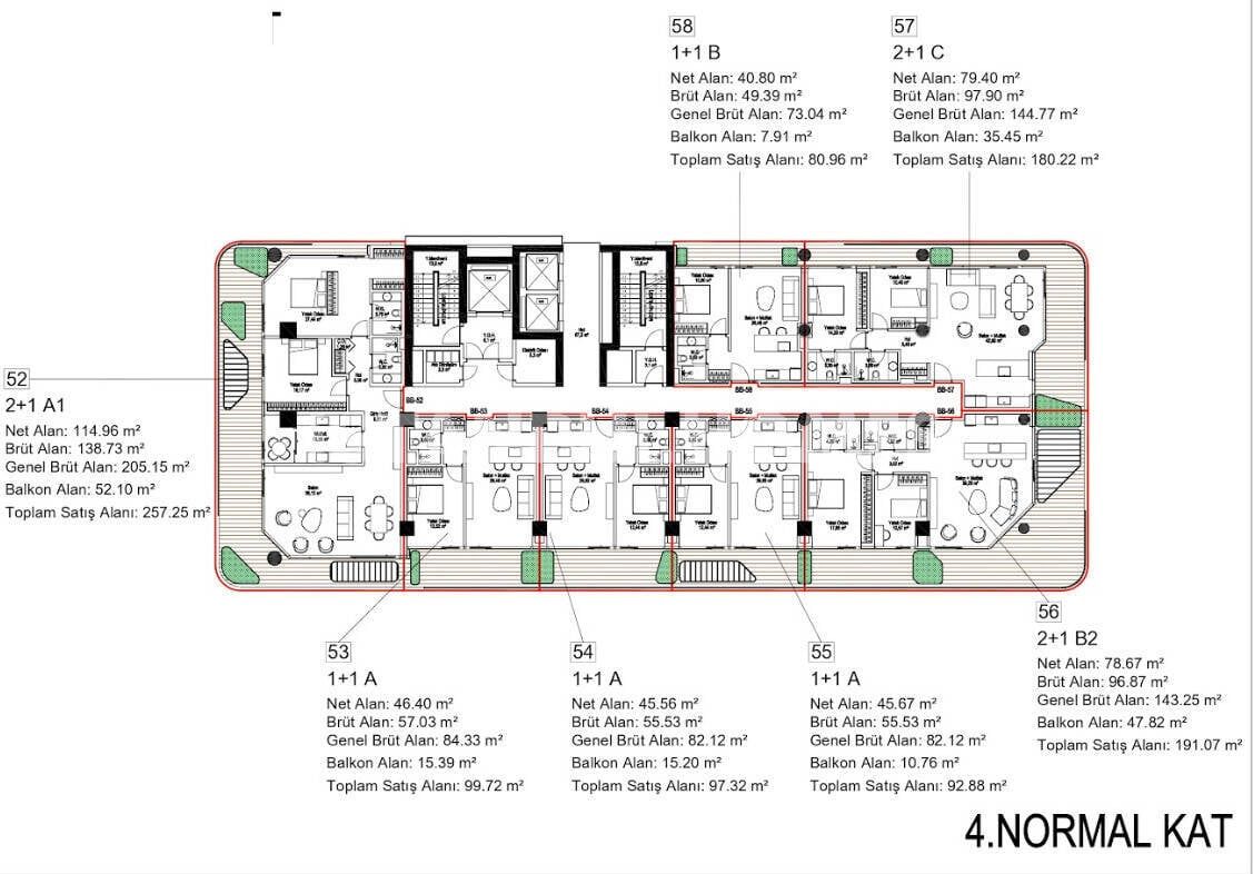 Appartement à Istanbul, Turquie, 164 m² - image 17