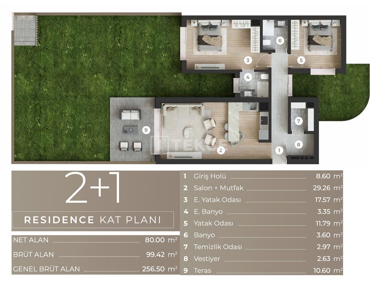 Apartment in Cesme, Turkey, 52 m² - picture 17