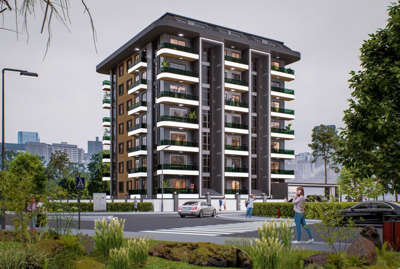 Wohnung in Alanya, Türkei, 59 m² - Foto 1