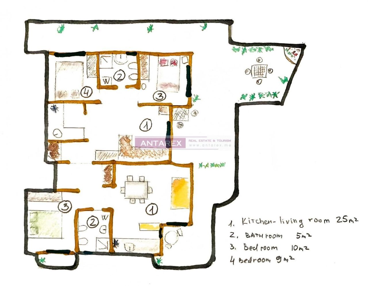 Apartment in Petrovac, Montenegro, 167 m² - Foto 18