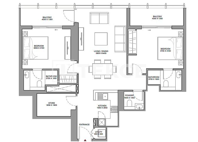 Appartement Nad Al Sheba 1, EAU, 172 m² - image 15