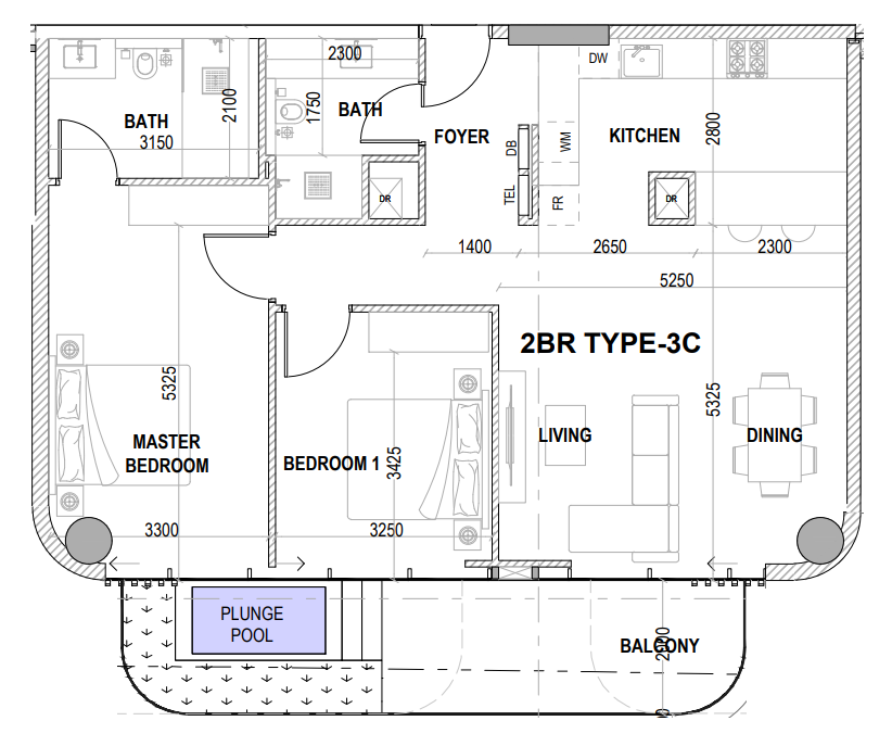 Wohnung in Dubai, VAE, 117 m² - Foto 12
