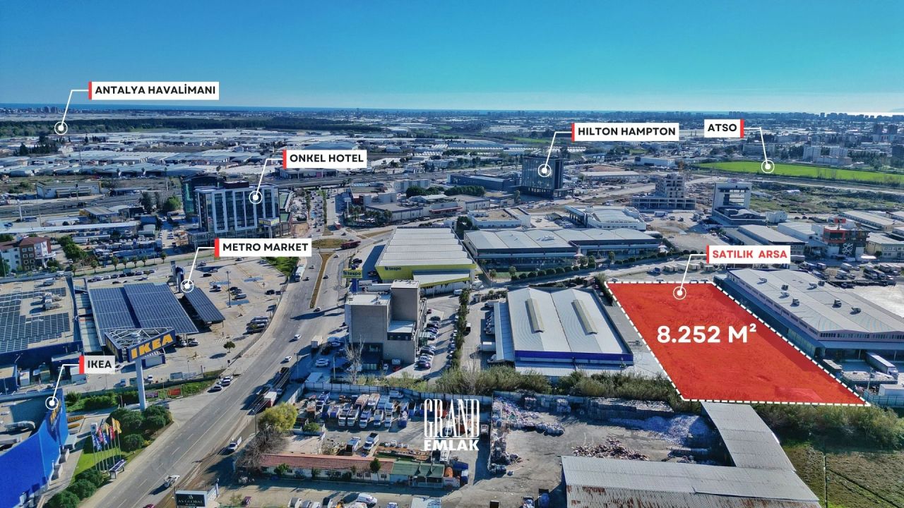 Terreno a Antalya, Turchia, 8 252 m2 - foto 3