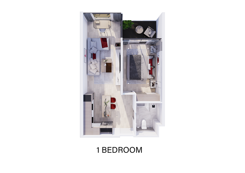 Appartement à Nai Harn, Thaïlande, 36 m² - image 4