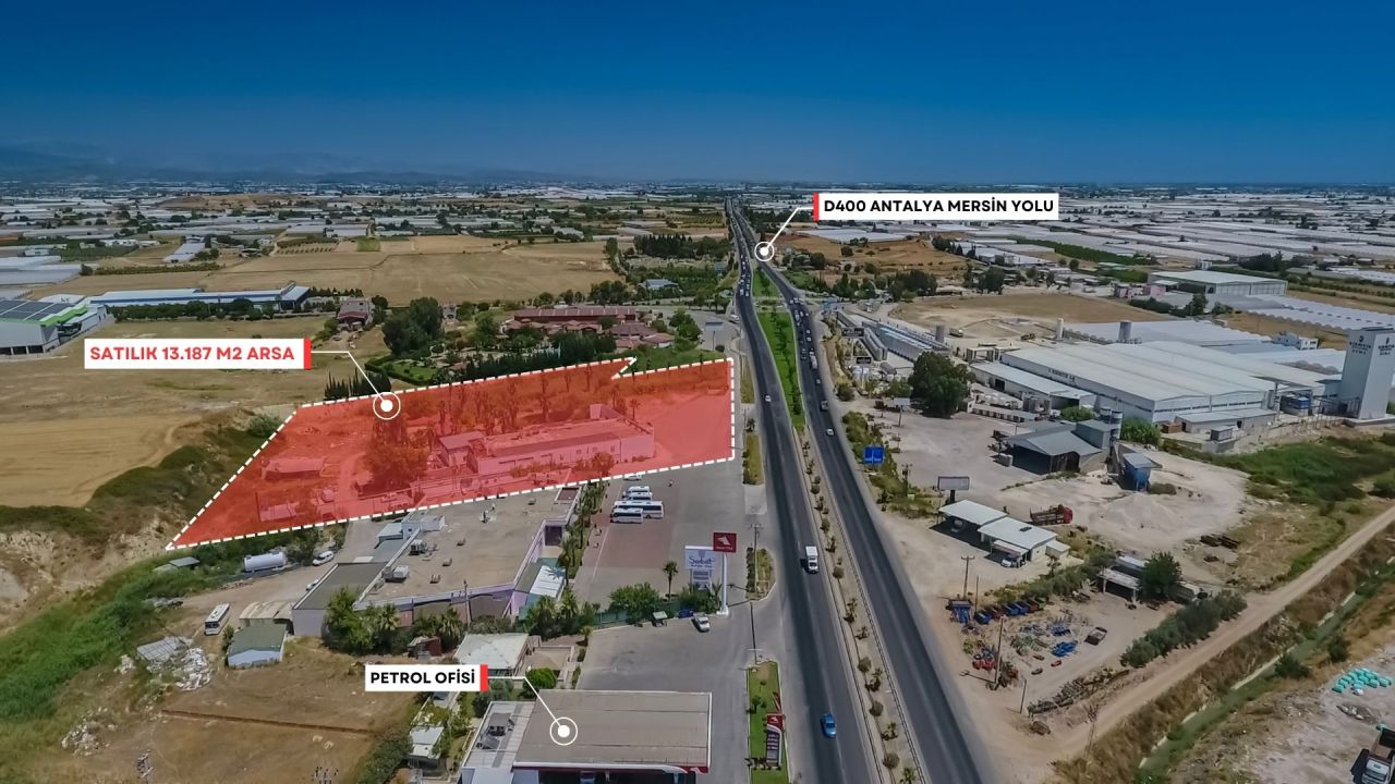 Grundstück in Antalya, Türkei, 13 187 m² - Foto 2