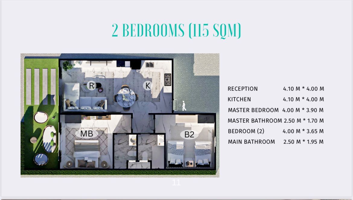 Appartamento a Sharm el Sheikh, Egitto, 115 m² - foto 5