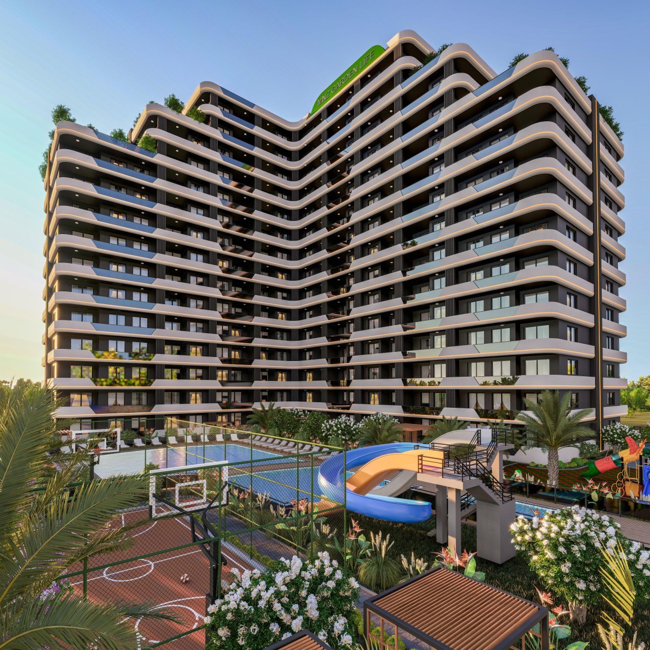 Wohnung in Mersin, Türkei, 78 m² - Foto 1