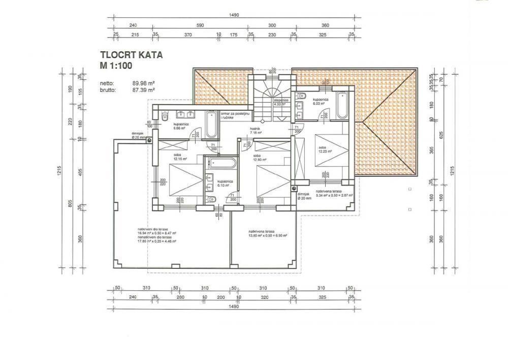 Villa en Krk, Croacia, 209 m² - imagen 5