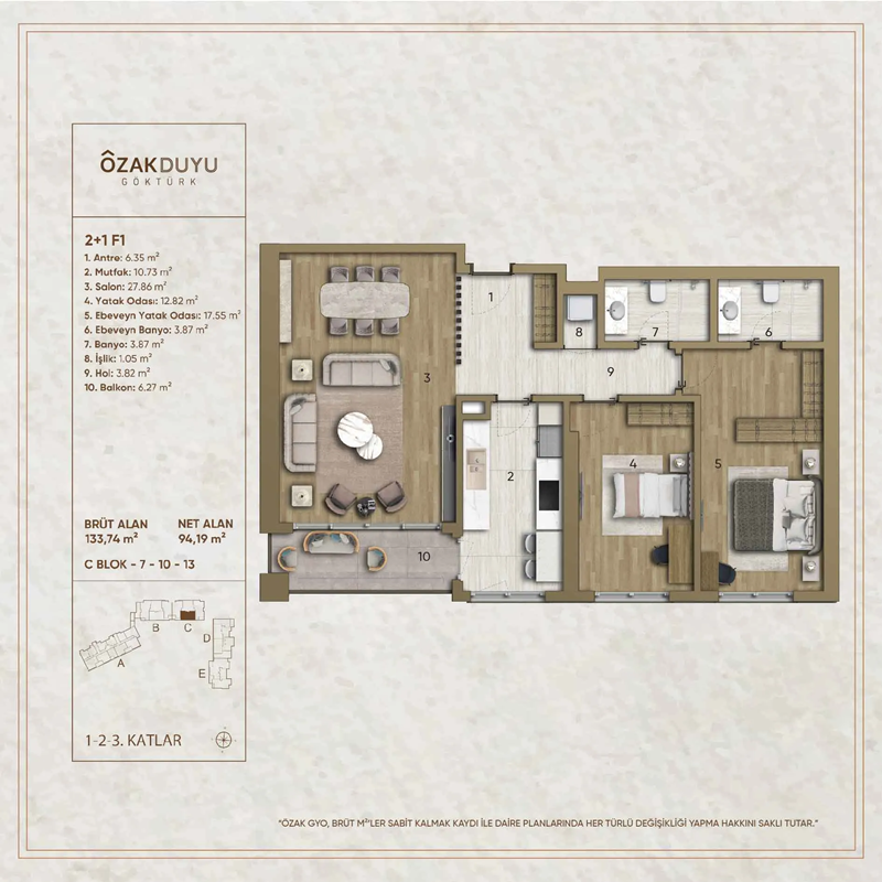 Apartment in Eyup, Turkey, 106 m² - picture 2