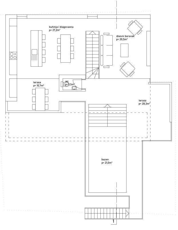 Villa Vrsi, Croacia, 125 m² - imagen 12