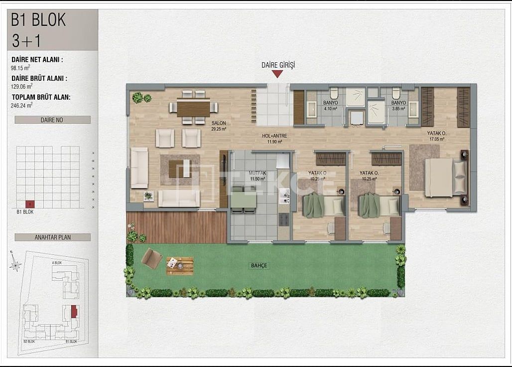 Apartamento en Pendik, Turquia, 133 m² - imagen 11