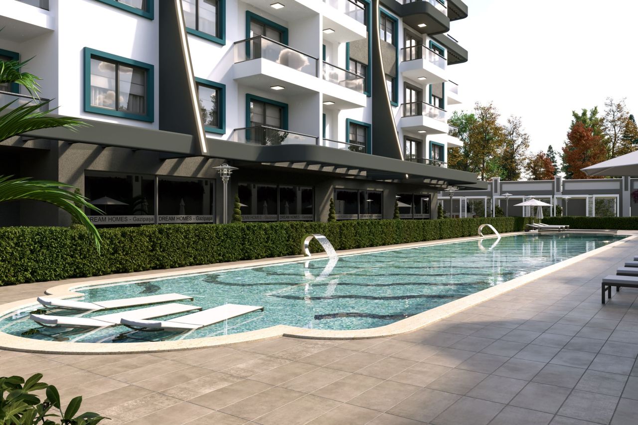 Piso en Gazipasa, Turquia, 43 m² - imagen 8