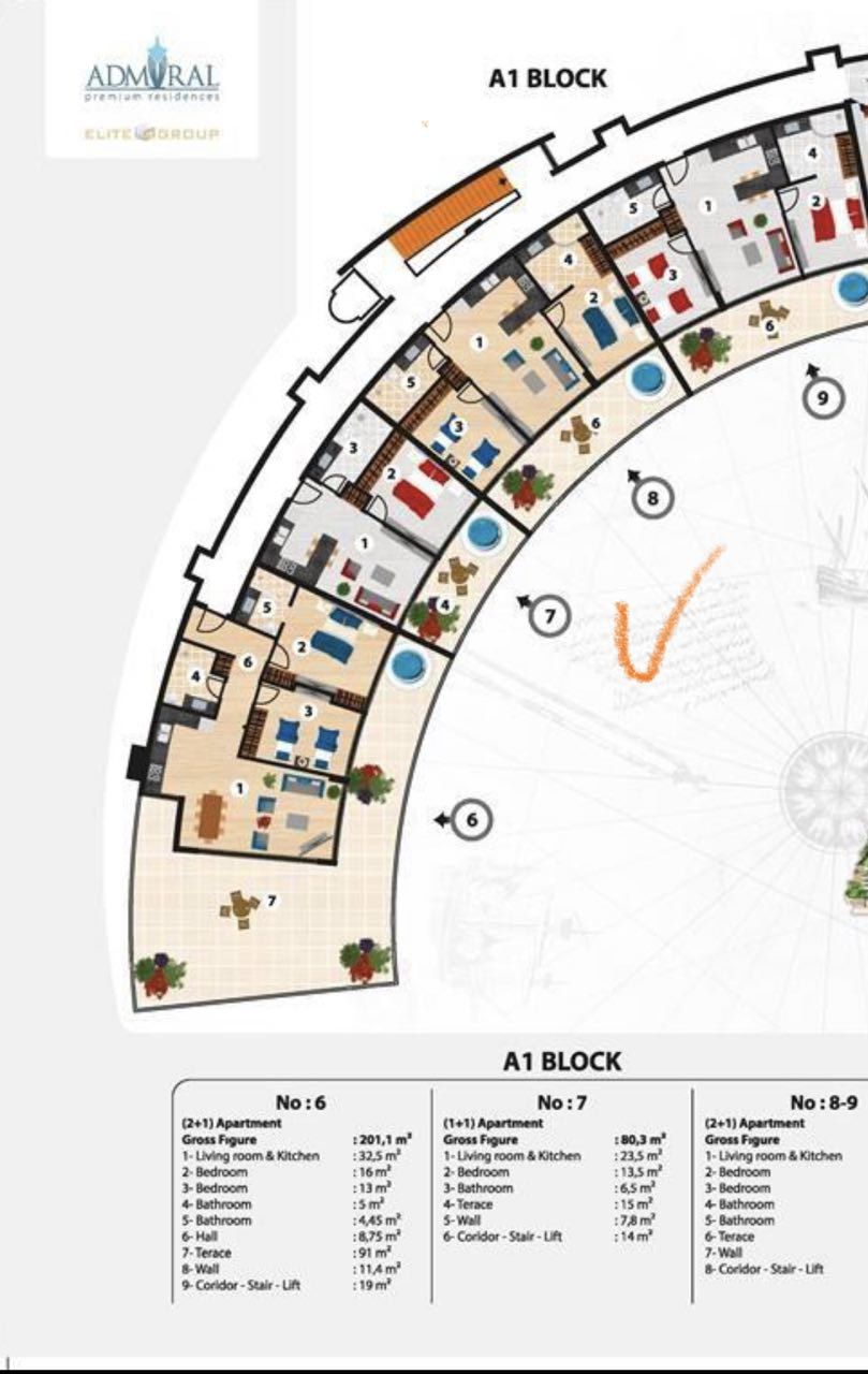 Wohnung in Konakli, Türkei, 80 m² - Foto 2