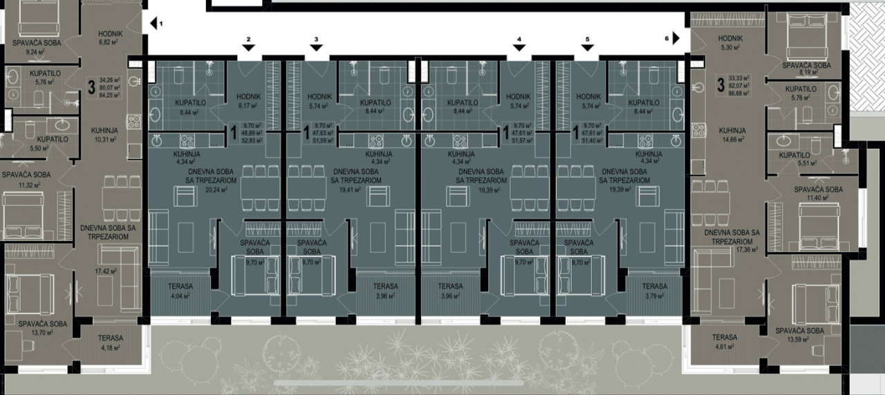 Flat in Budva, Montenegro, 53 m² - picture 10