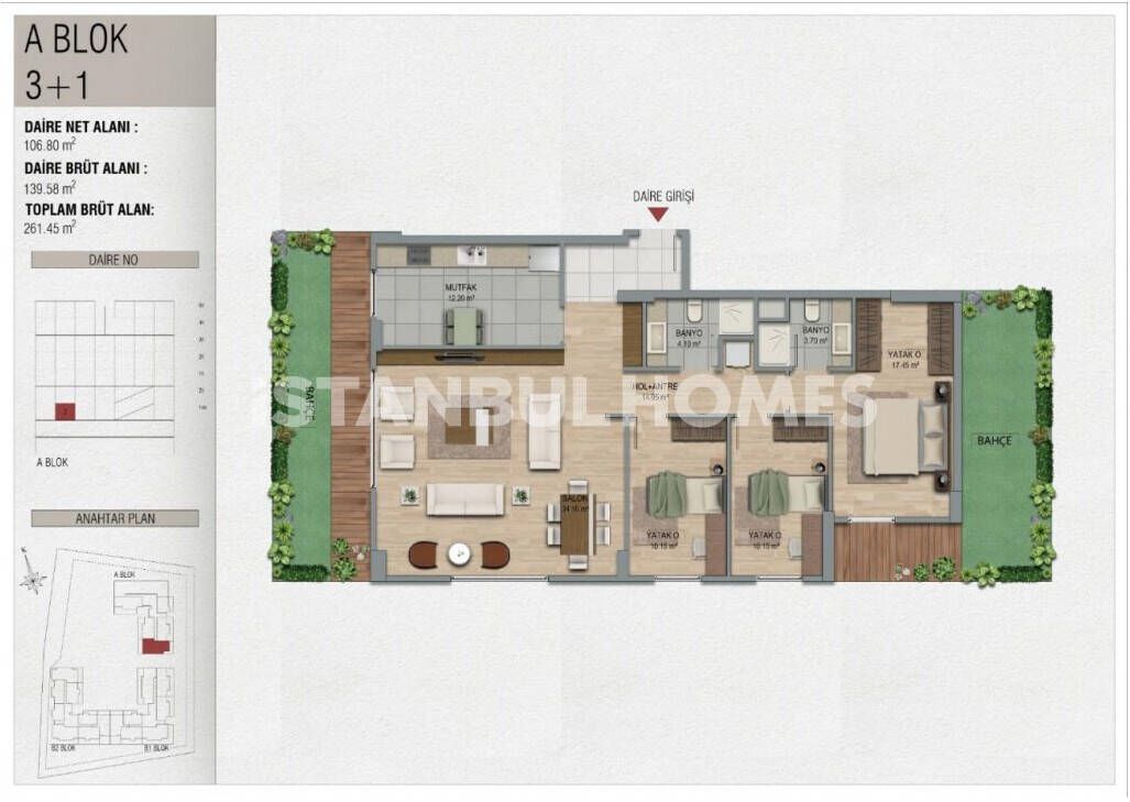 Apartamento en Pendik, Turquia, 81 m² - imagen 15