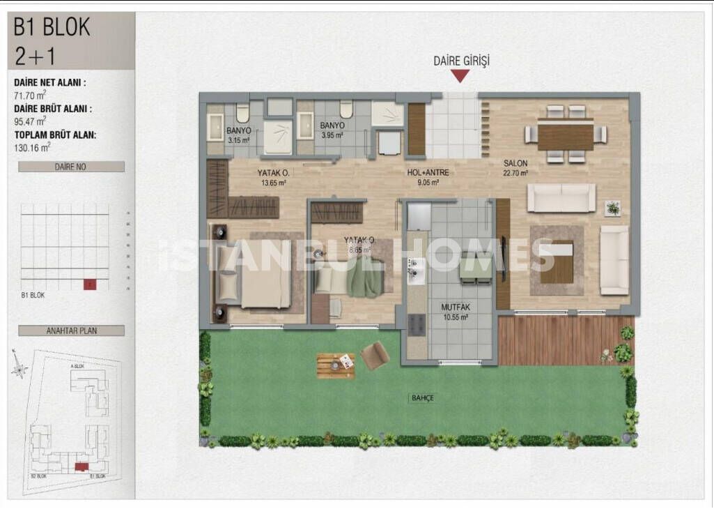 Apartment in Pendik, Türkei, 133 m² - Foto 17