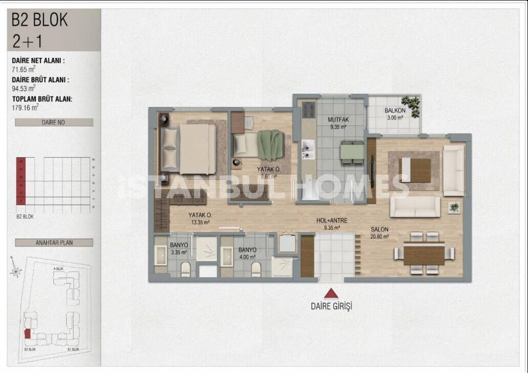 Apartment in Pendik, Türkei, 133 m² - Foto 19