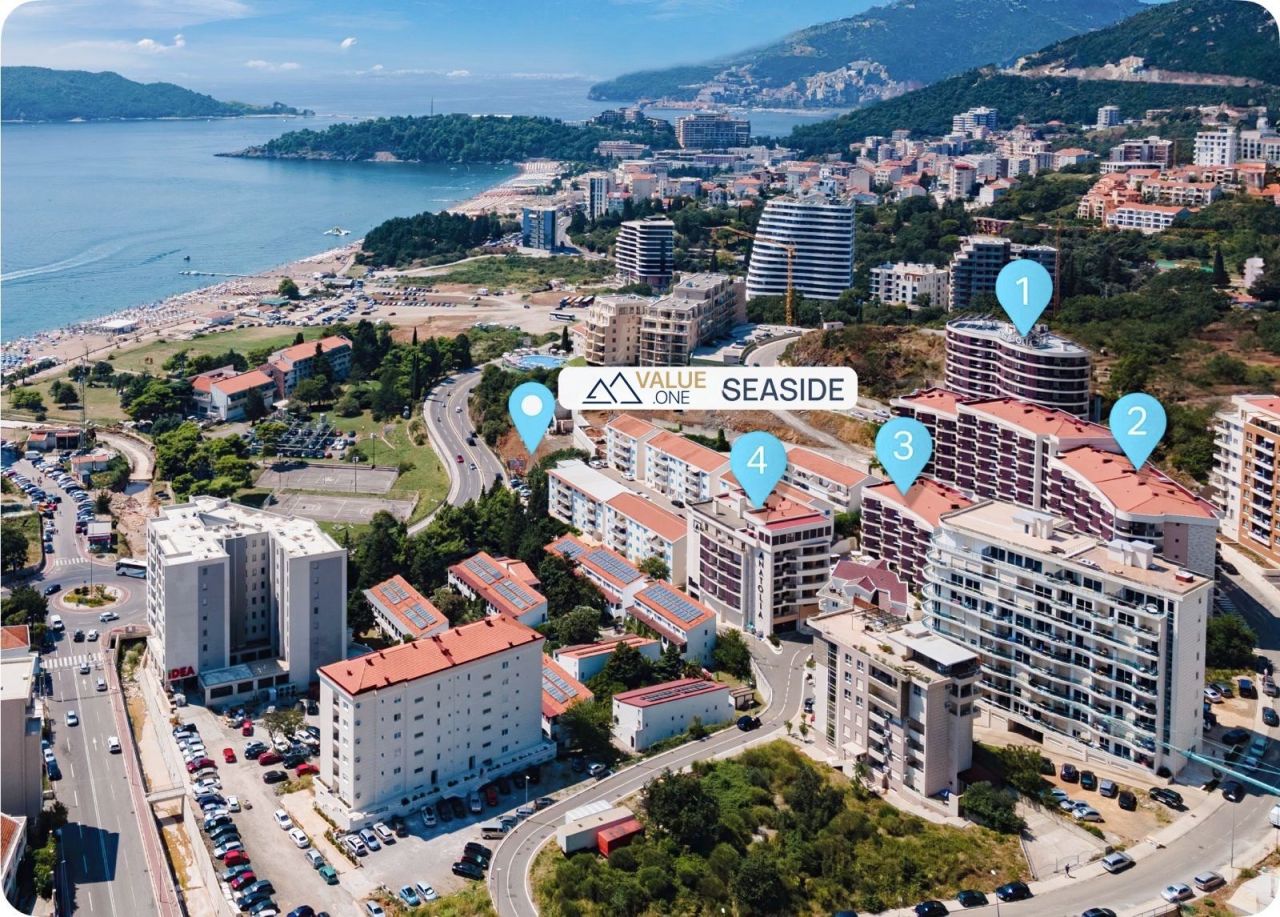 Flat in Becici, Montenegro, 85 m² - picture 1