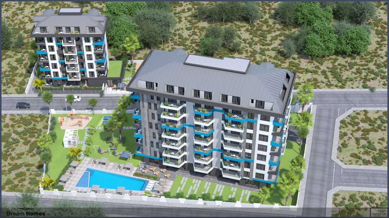 Piso en Avsallar, Turquia, 57 m² - imagen 1