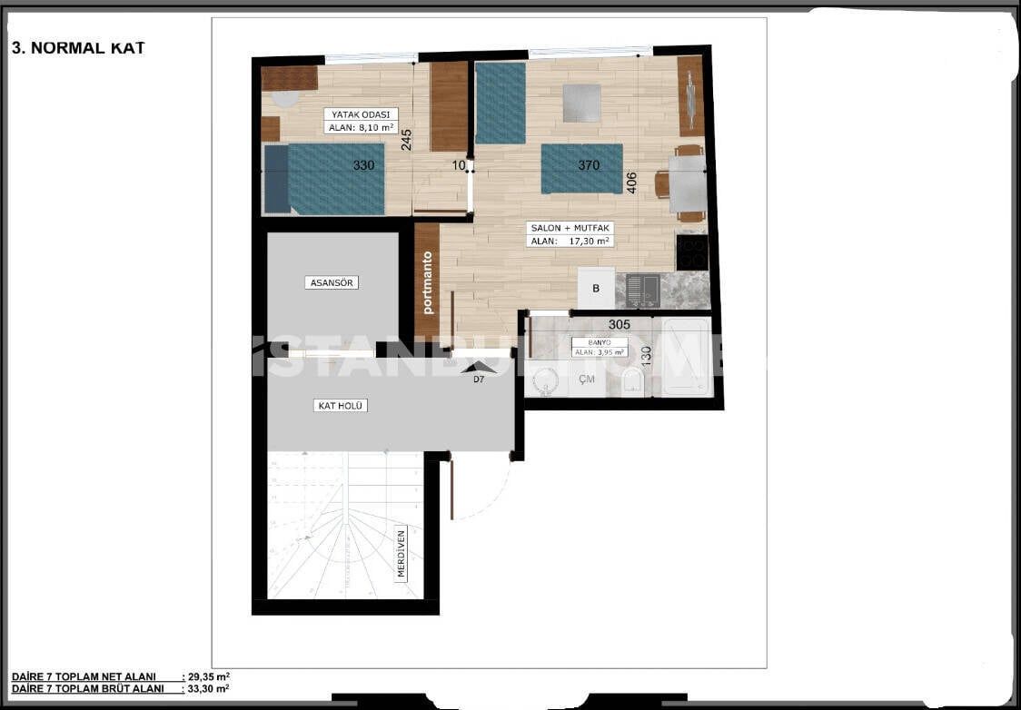 Apartment in Istanbul, Turkey, 35 m² - picture 1
