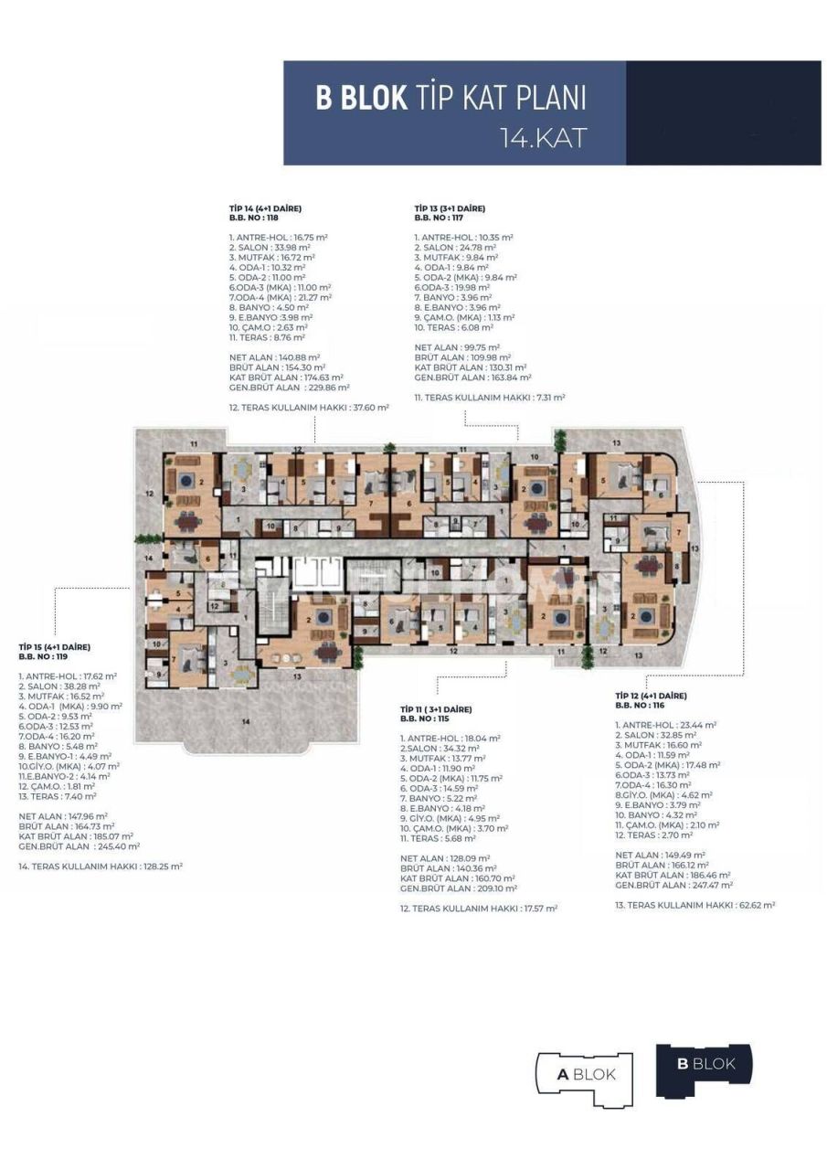 Apartment in Istanbul, Turkey, 234 m² - picture 12