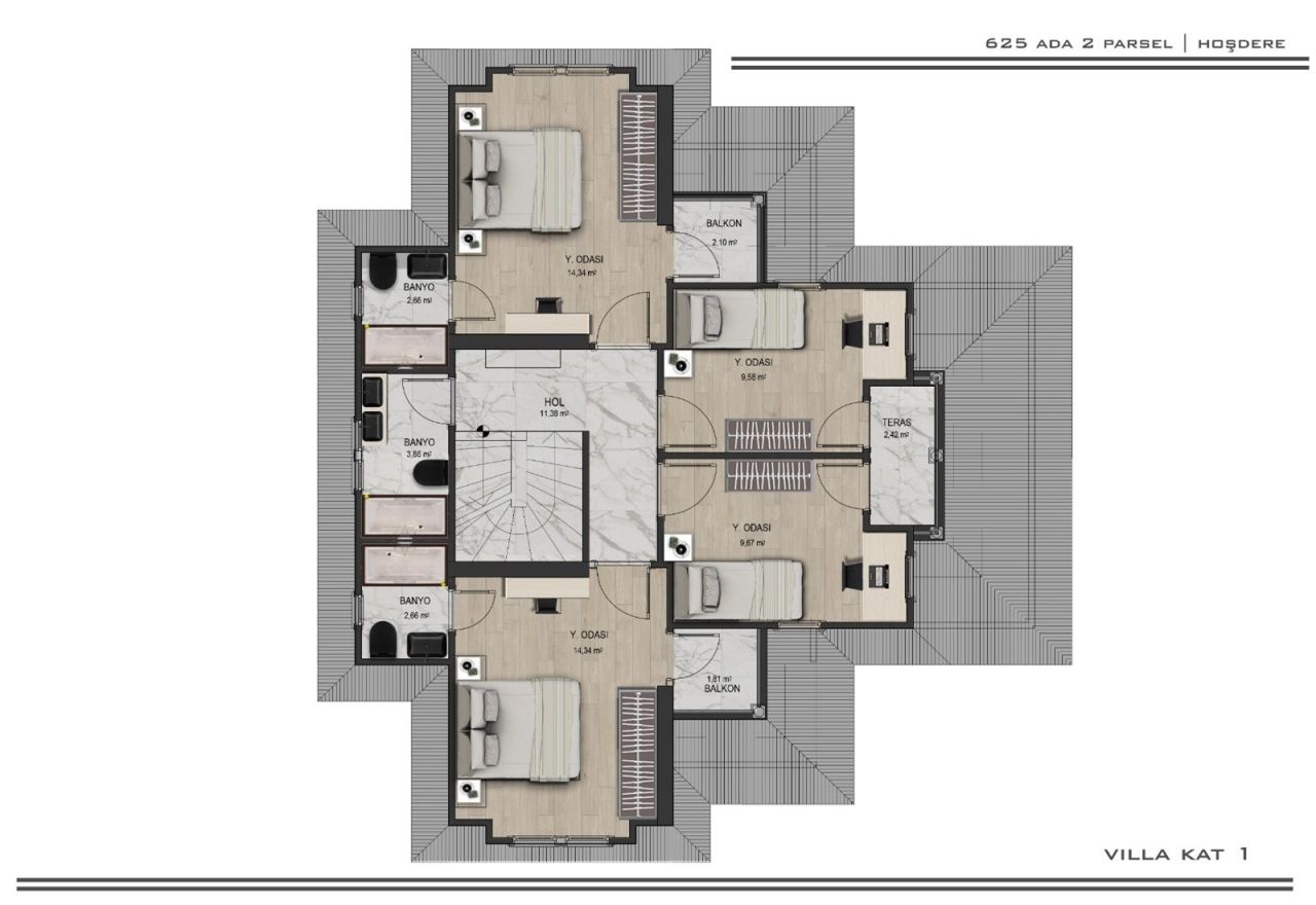 Villa in Başakşehir, Türkei, 426 m² - Foto 4