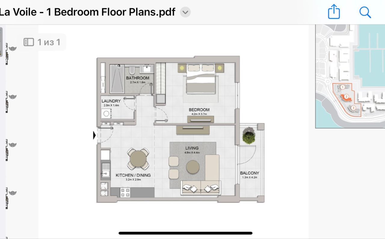 Piso en Dubái, EAU, 112 m² - imagen 10
