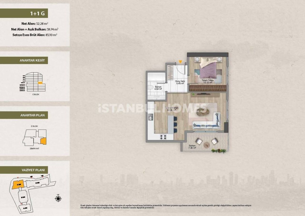 Apartment in Istanbul, Turkey, 240 m² - picture 1