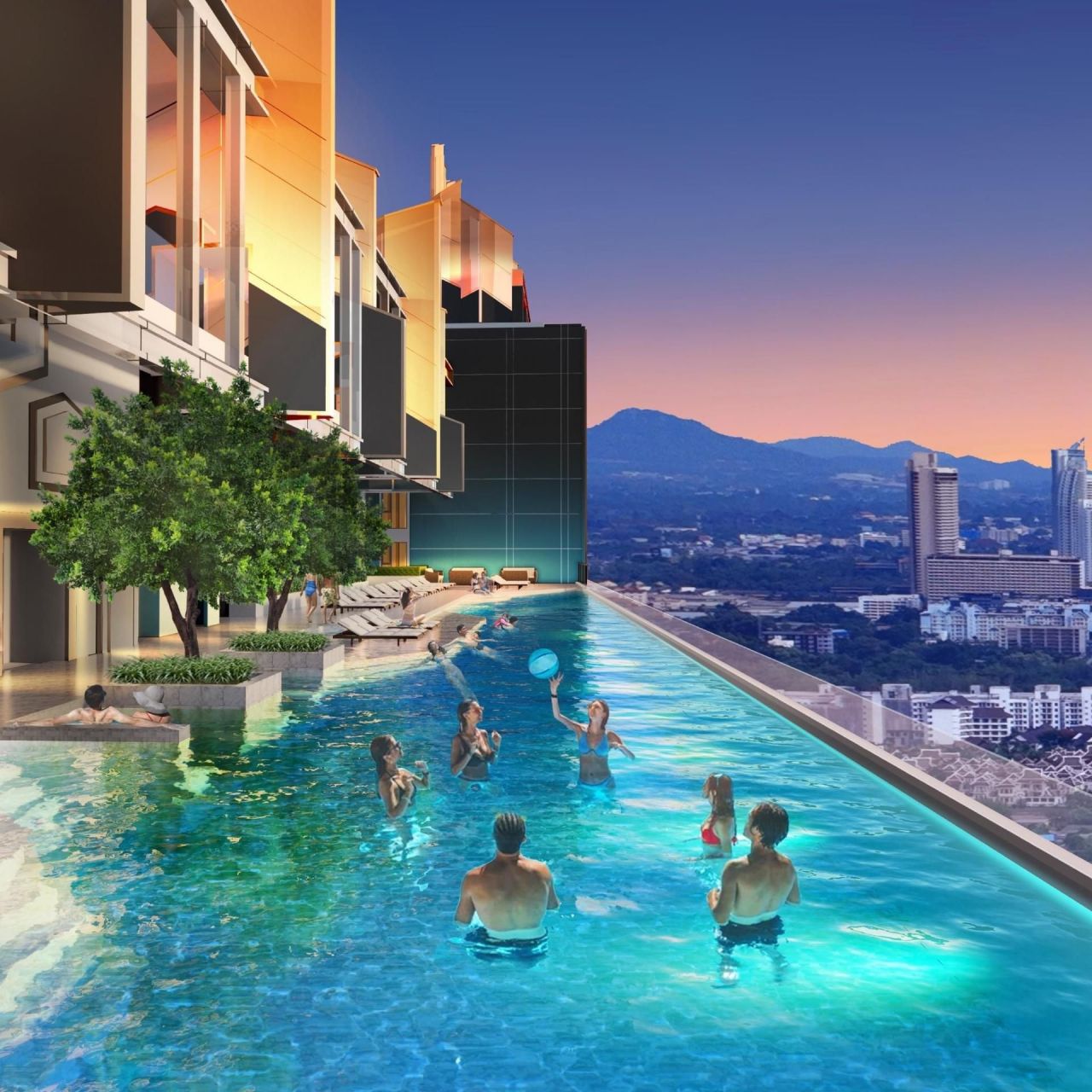 Flat in Pattaya, Thailand, 77.8 m² - picture 1