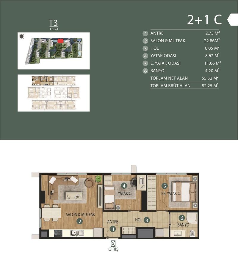 Apartment in Kartal, Turkey, 54 m² - picture 8