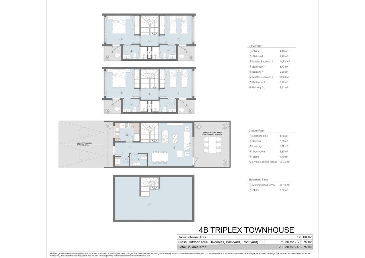 Villa in Basaksehir, Turkey, 179 m² - picture 2