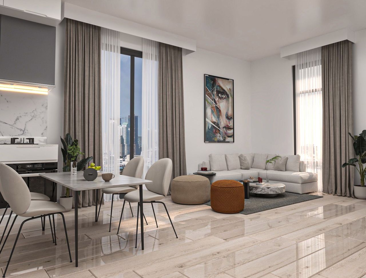 Piso en Mersin, Turquia, 77 m² - imagen 1