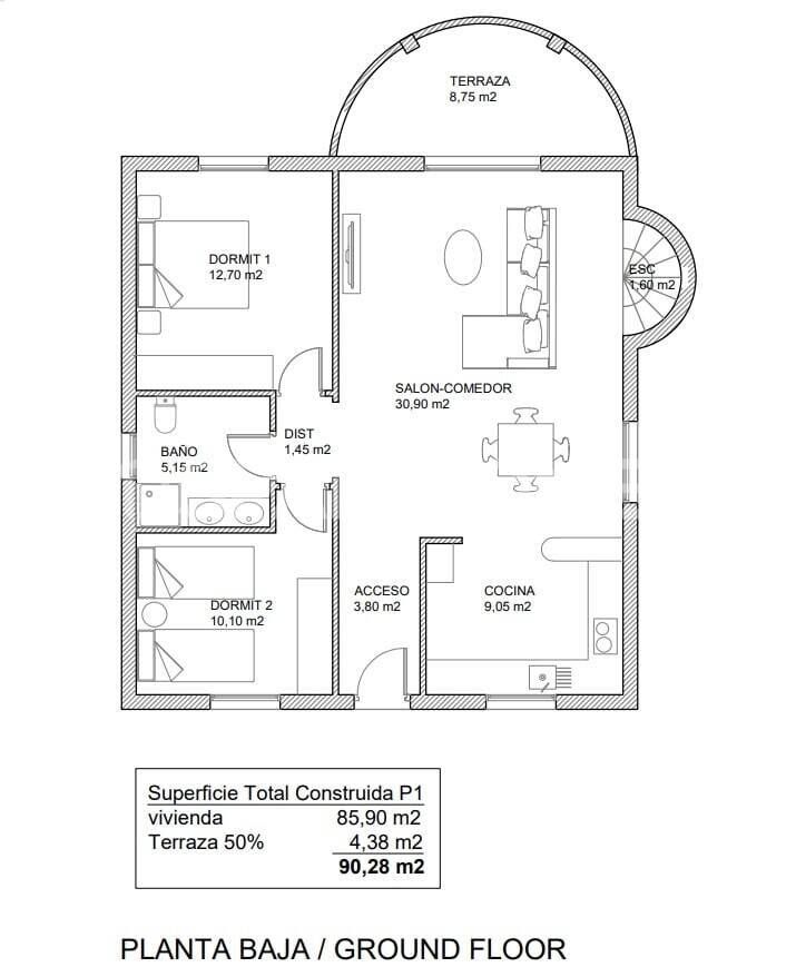 Villa in Pilar de la Horadada, Spanien, 191 m² - Foto 11