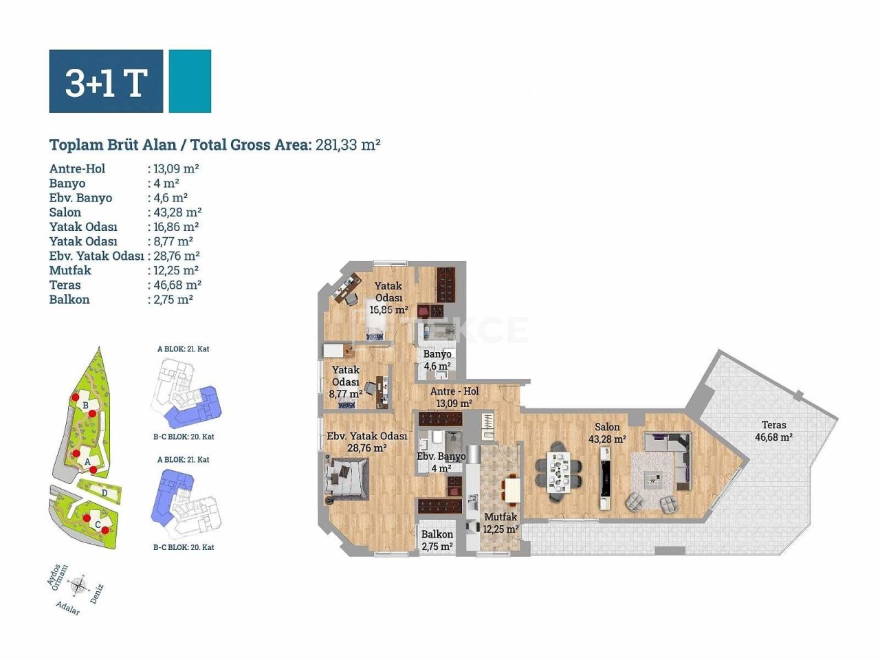 Appartement à Kartal, Turquie, 123 m² - image 18