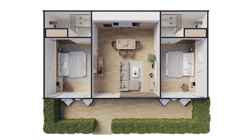 Appartamenti a Canggu, Indonesia, 65 m² - foto 2