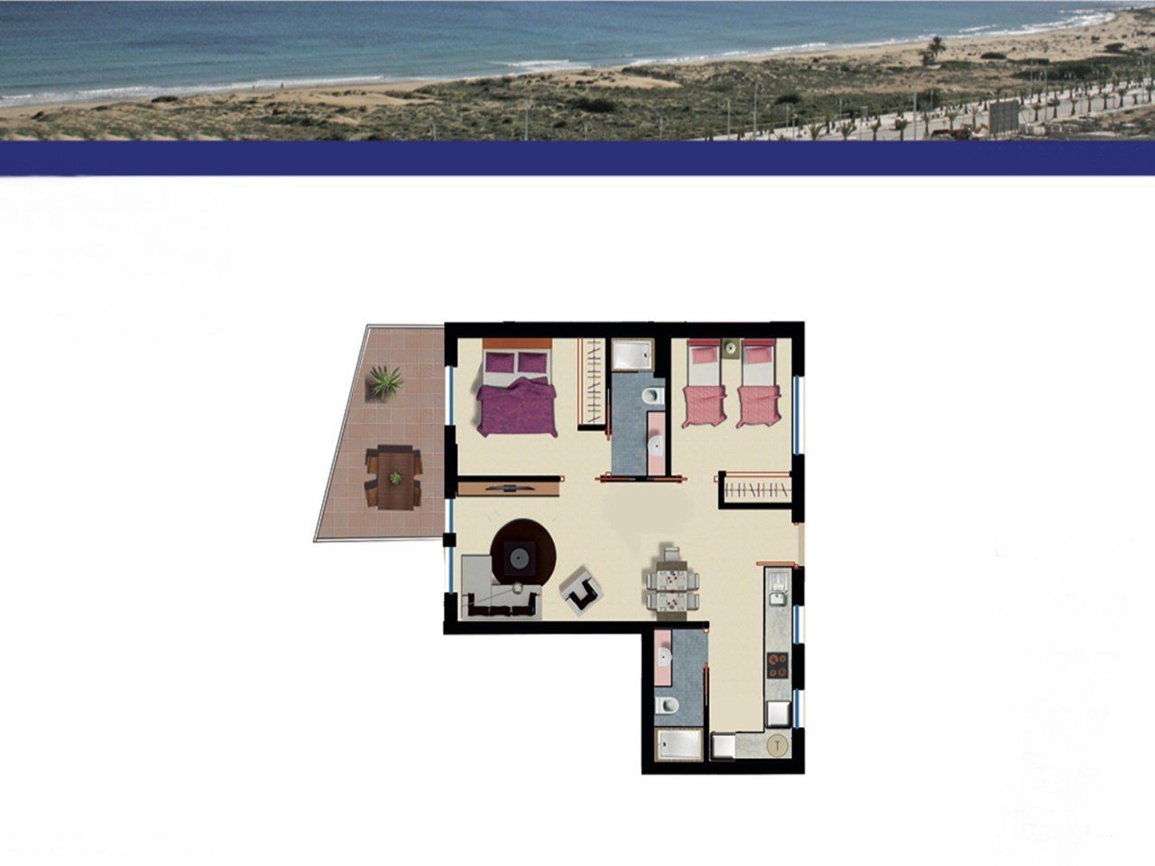 Wohnung in Costa Blanca, Spanien, 99 m² - Foto 12