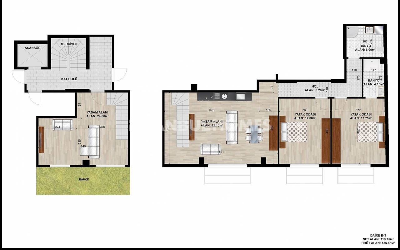 Appartement à Istanbul, Turquie, 137 m² - image 16