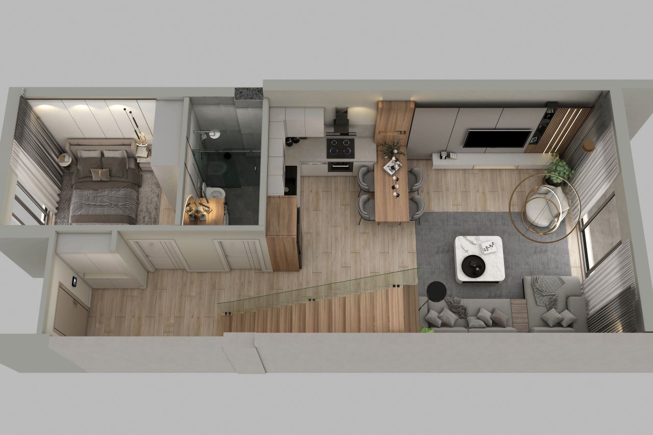 Piso en Antalya, Turquia, 55 m² - imagen 9