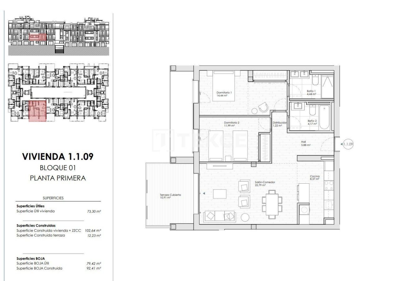Penthouse à Estepona, Espagne, 104 m² - image 14