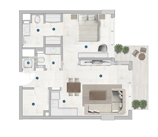 Apartment Jebel Ali Village, VAE, 95 m² - Foto 17