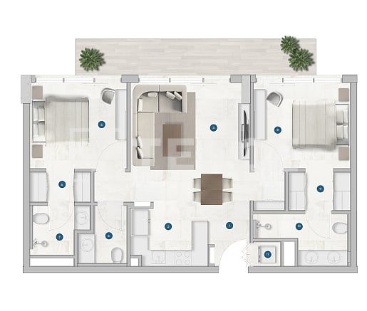 Apartment Jebel Ali Village, VAE, 95 m² - Foto 18