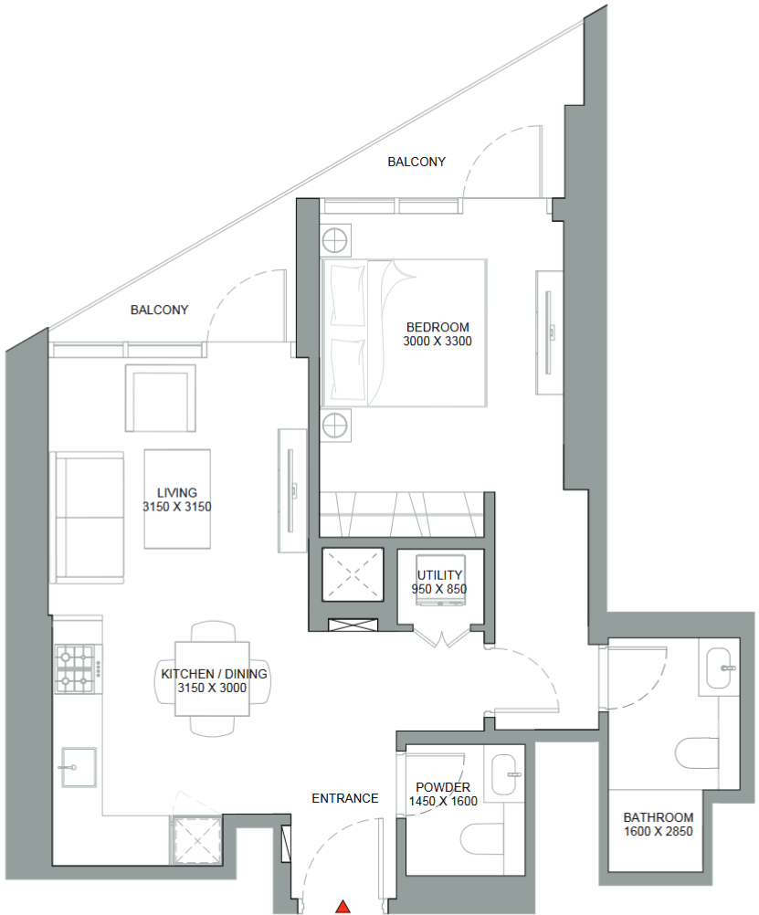 Piso en Dubái, EAU, 62 m² - imagen 11