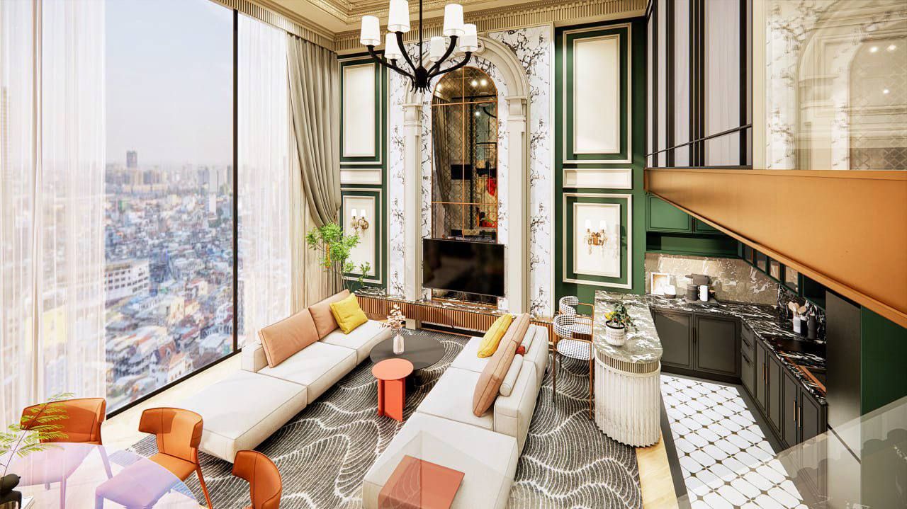 Attico a Phnom Penh, Cambogia, 104 m² - foto 3