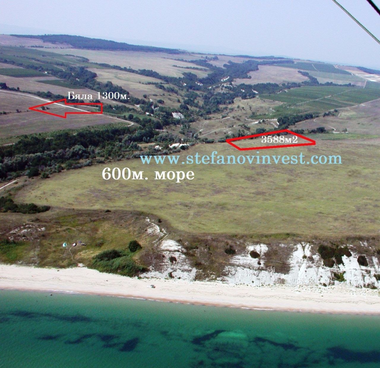 Land in Byala, Bulgaria, 3 588 m² - picture 1