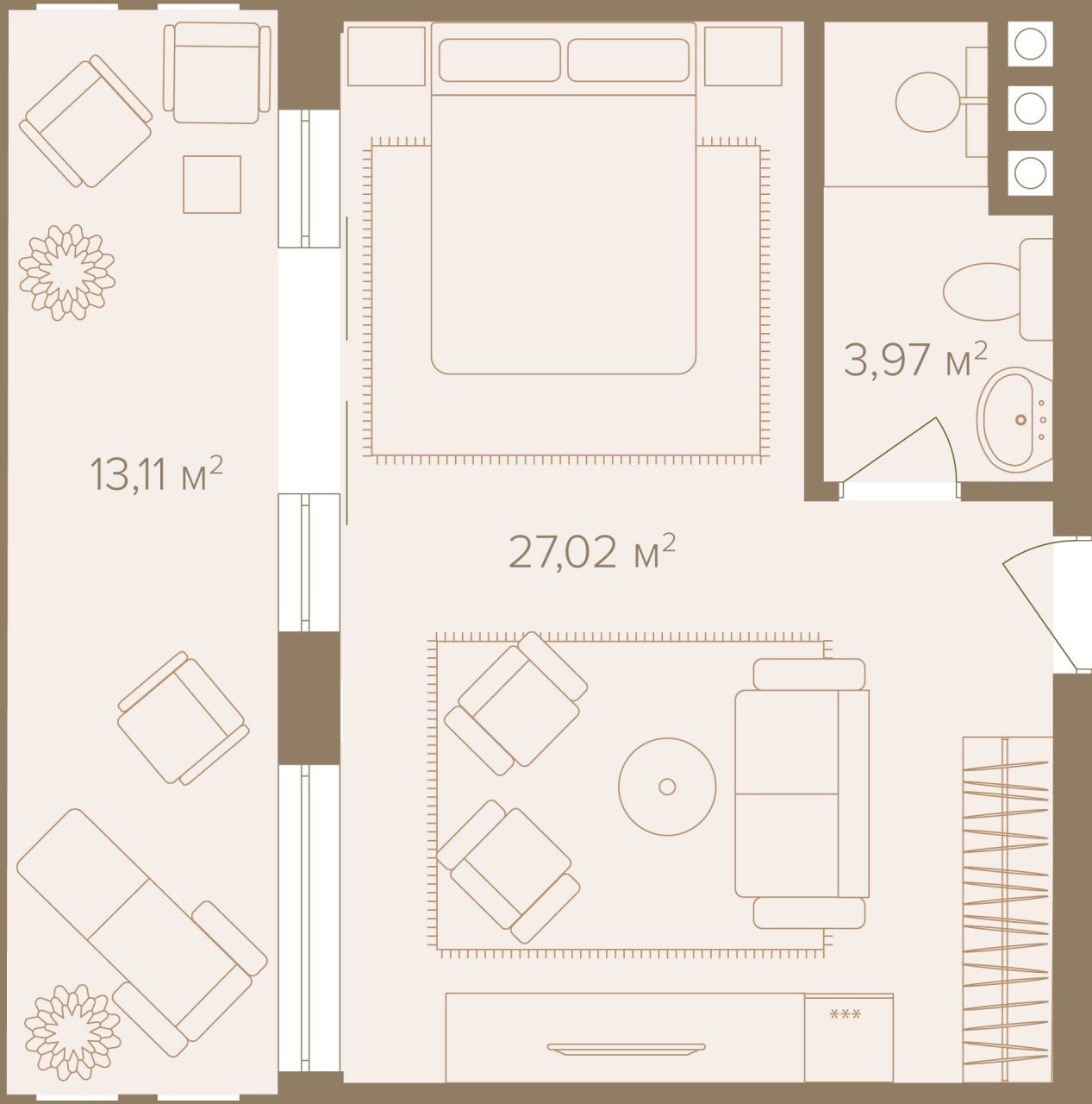 Hôtel à Bukit, Indonésie, 30 m² - image 13