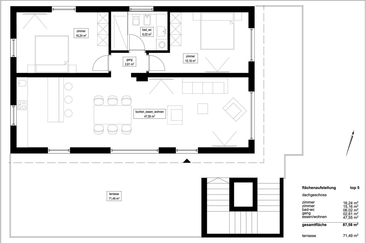 Attico sul Lago di Garda, Italia, 124 m² - foto 18