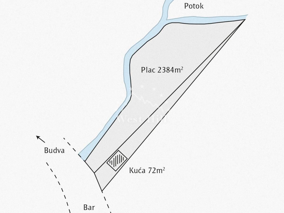 Terreno a Buljarica, Montenegro, 2 384 m2 - foto 6