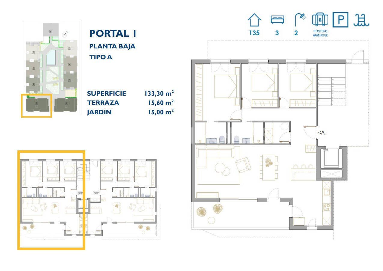 Penthouse in San Pedro del Pinatar, Spain, 130 m² - picture 1