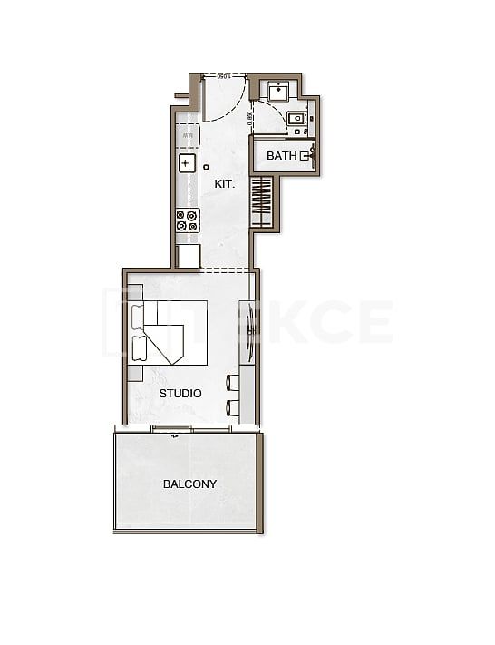 Apartment Business Bay, VAE, 44 m² - Foto 8