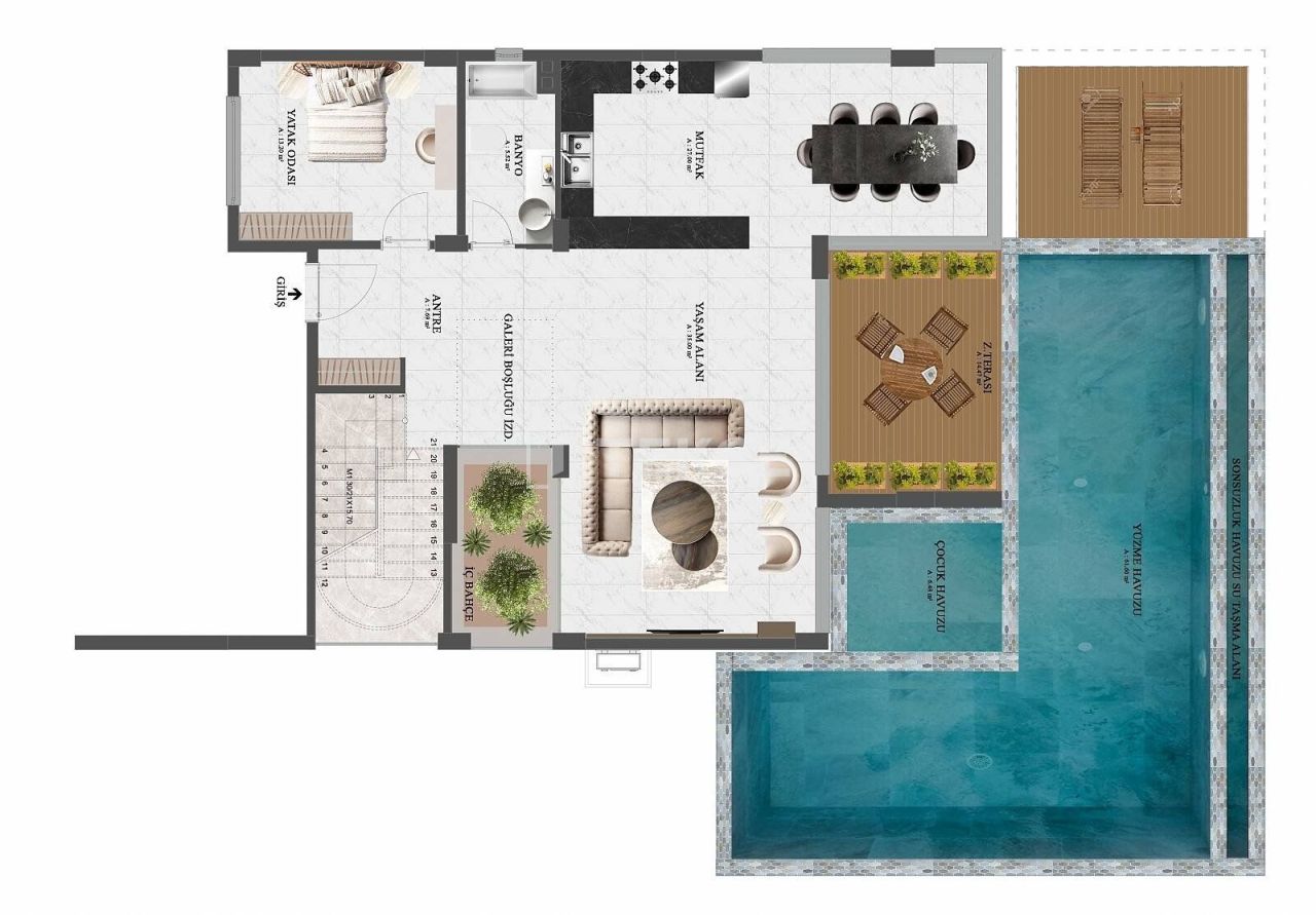 Villa à Alanya, Turquie, 310 m² - image 14